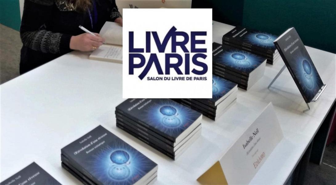 Isabelle nell dedicace salon du livre de paris